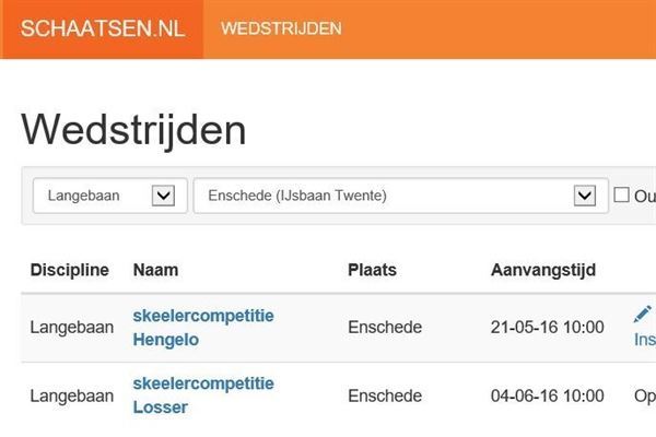 Inschrijving Vision Sports Skeelercompetitie is open
