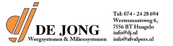 Sponsors in beeld: DE JONG WEEG- EN MILIEUSYSTEMEN
