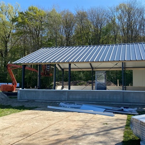 Bouw materialenpaviljoen
