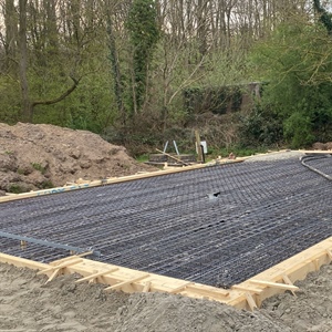 Bouw materialenpaviljoen