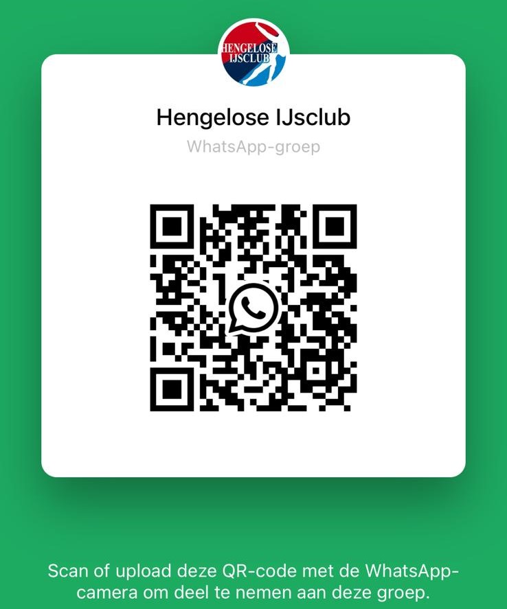 QR code voor de Hengelose IJsclub WhatsApp-groep